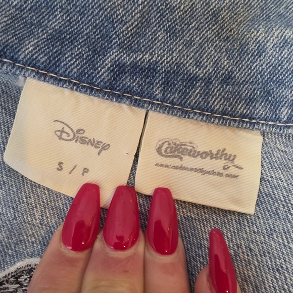 Disney NEVERLAND Collector's Denim Jean Jacket Sz S - Picture 11 of 15